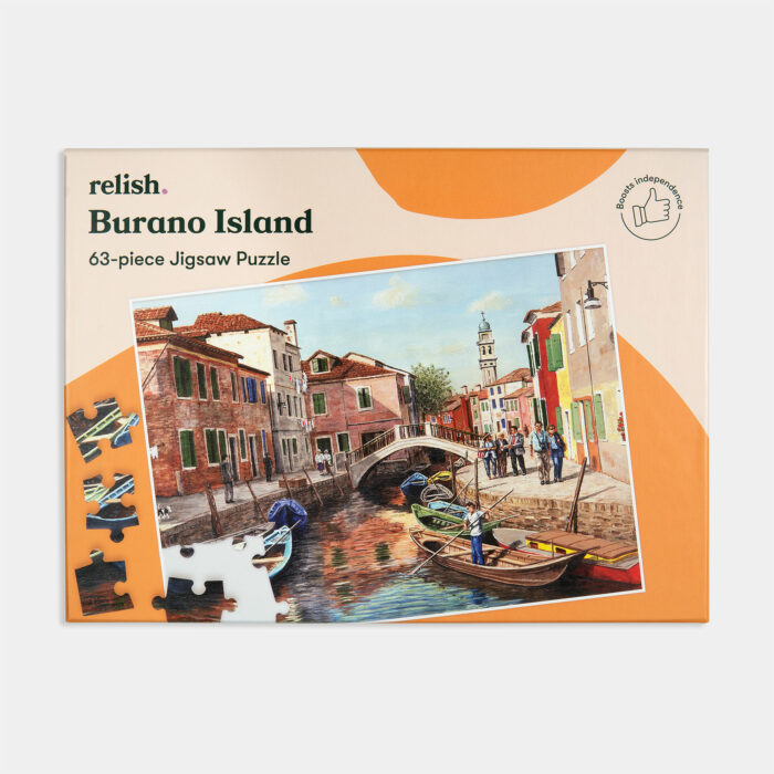 Relish Burano Island 63 Piece Jigsaw Puzzle