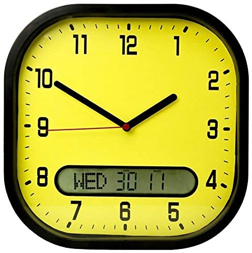 ADCB Lifemax high contrast day-date wall clock