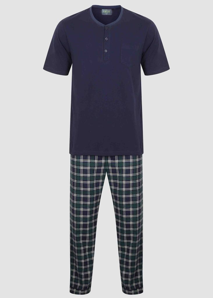 David Pure Cotton Velcro T-Shirt & Pull On Bottoms PJ Set