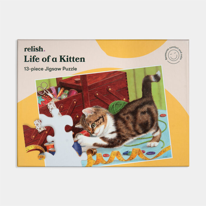 Relish Life of a Kitten 13 Piece Jigsaw Puzzle