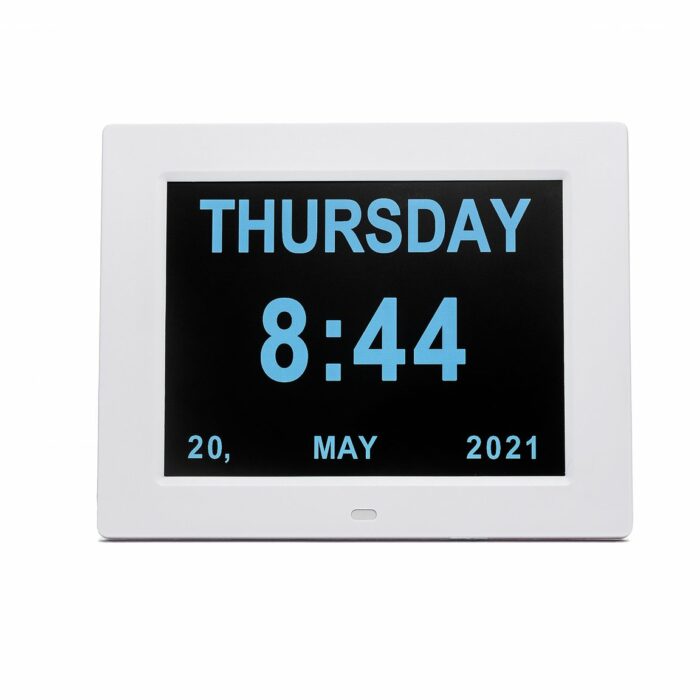 2 in 1 Day Clock 8 inch