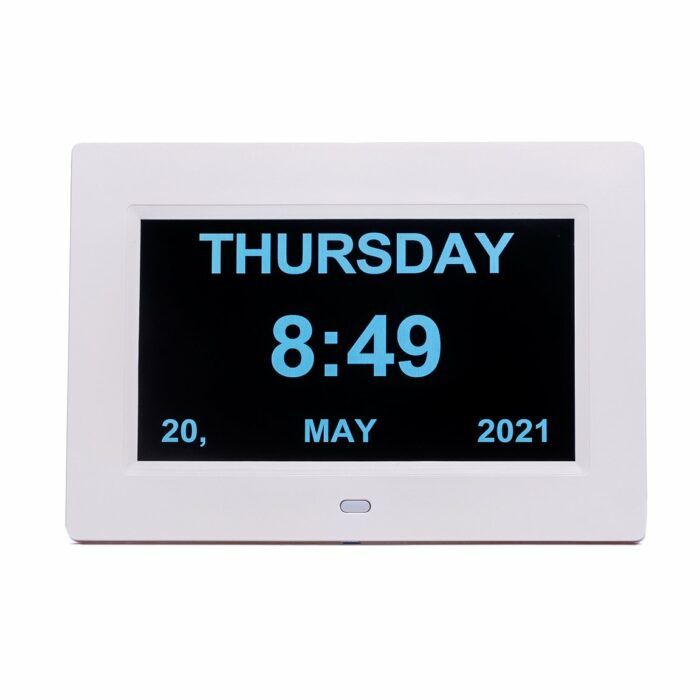 Small 2 in 1 Day Clock 7 inch